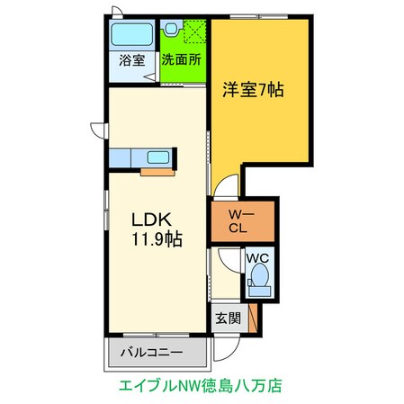 シャーメゾンマルシェＡの物件間取画像